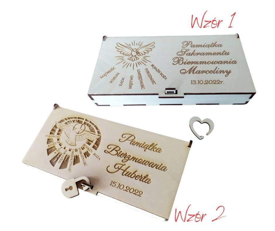 Pudełko na pieniądze Bierzmowanie 2 wzory! 0