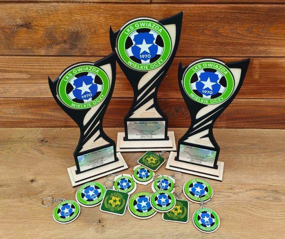 Statuetka piłkarska (lub inna) wzór 7 gwiazda 2