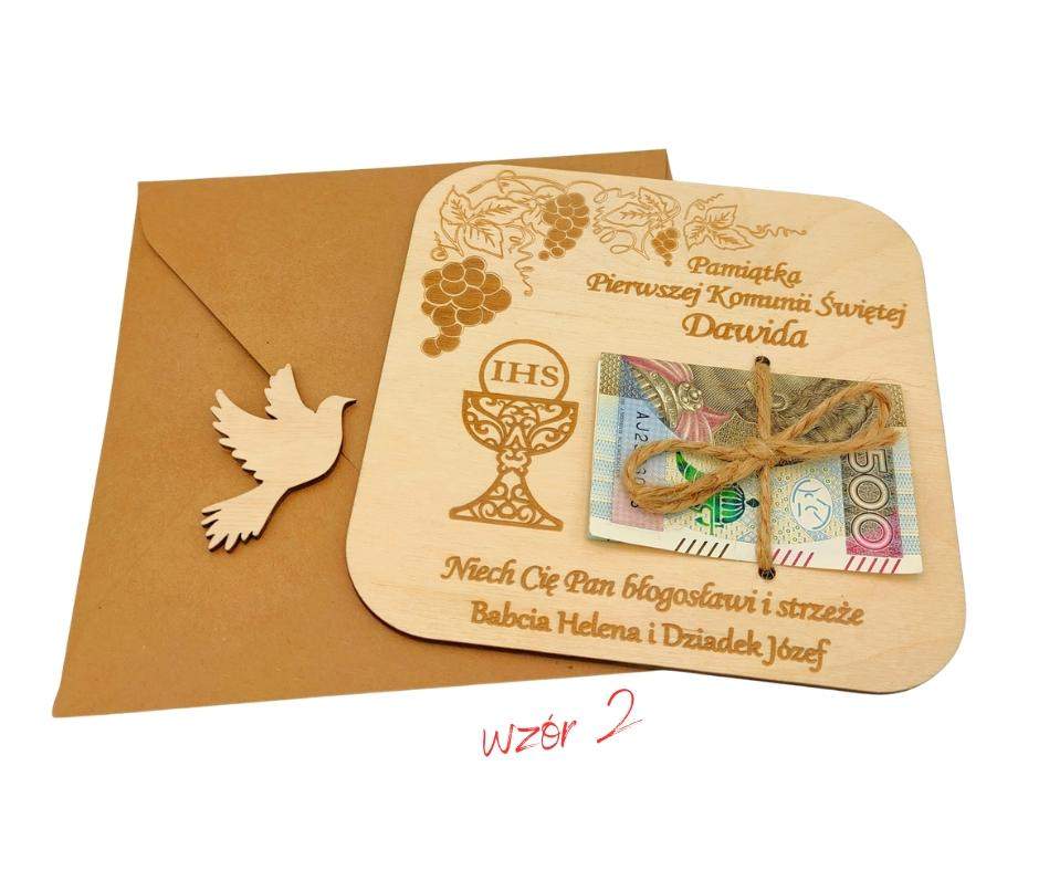 Bon na Komunię Świętą z dedykacją i życzeniami 2