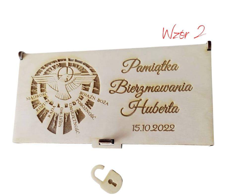 Pudełko na pieniądze Bierzmowanie 2 wzory! 5